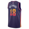 Dres Phoenix Suns Yuta Watanabe Nike 2023-24 City Edition Ljubičasta Swingman